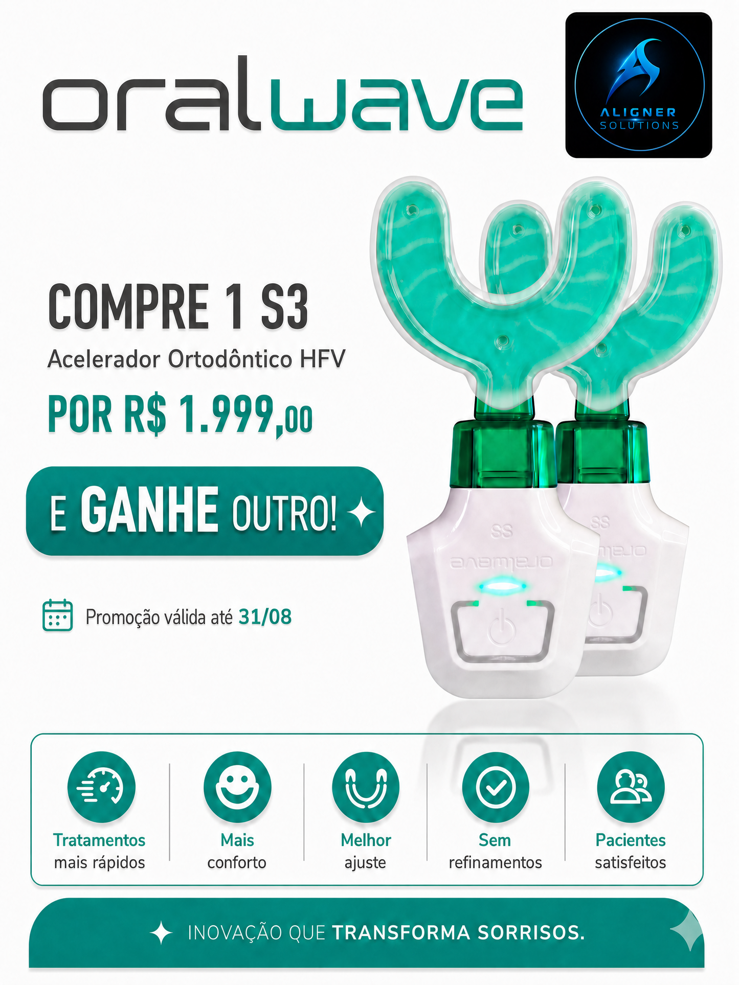 Promoção Limitada - Compre 1 Leve 2 (Aligner Solutions)